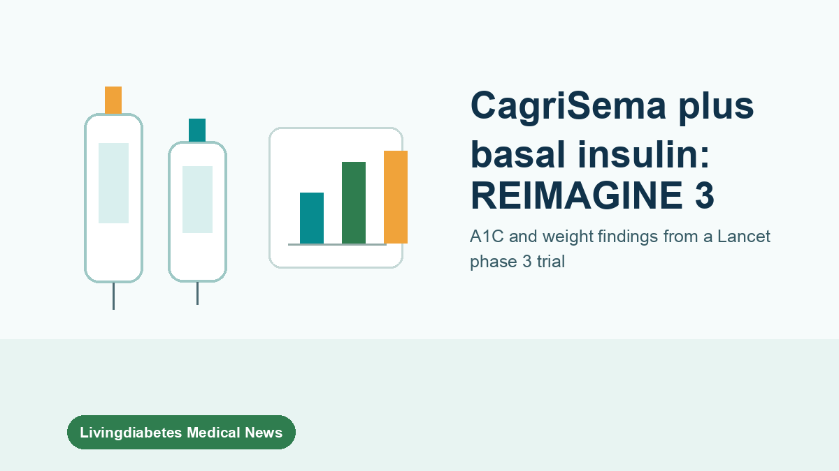 CagriSema plus basal insulin medical news graphic