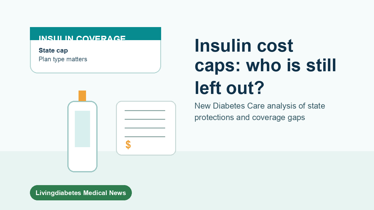 Insulin cost caps and insurance coverage gaps medical news graphic