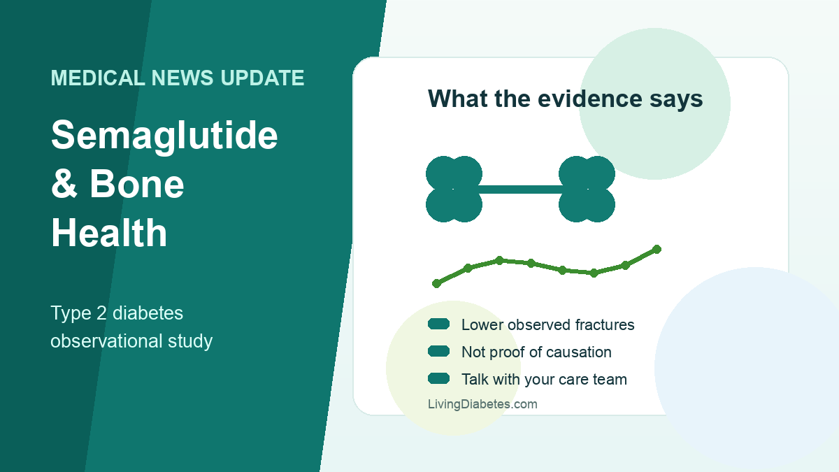 Semaglutide and bone fracture risk medical news illustration for type 2 diabetes